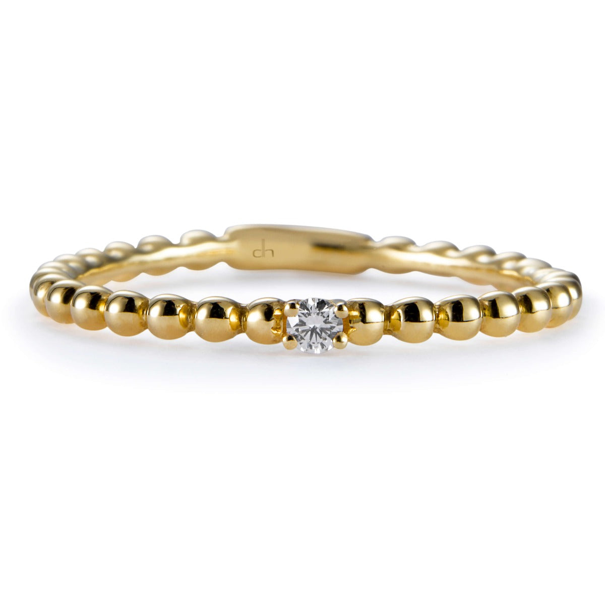 Sortija_bubbles_oro_amarillo_diamante_4_garras_ Ref J5289SB_Chocrón Joyeros