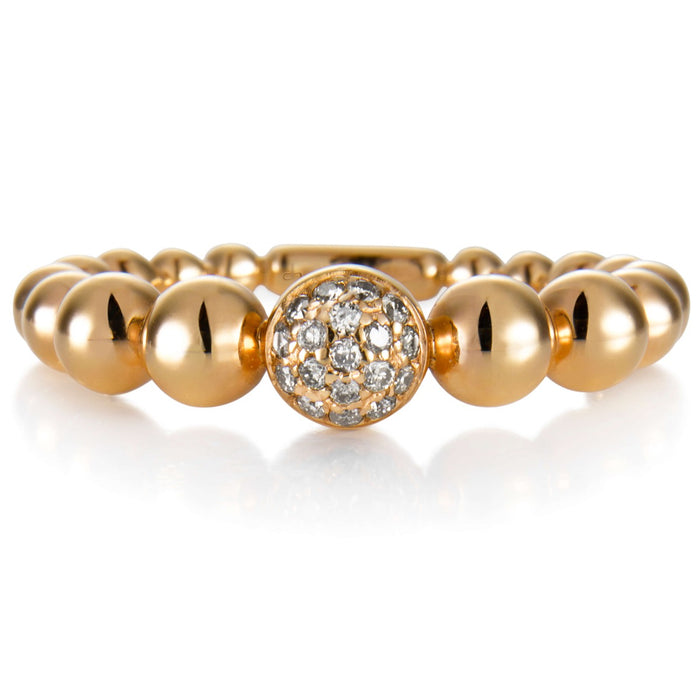 Sortija-bubbles-oro-rosa-diamantes-brown - Ref J5520SB