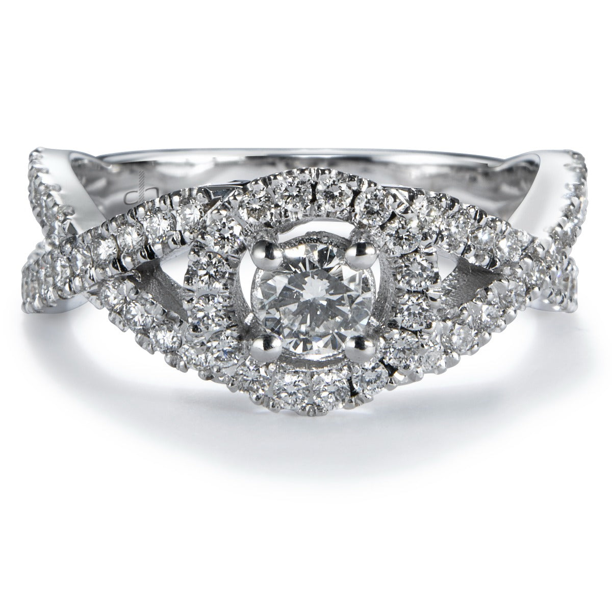 Sortija-Paulina-oro-blanco-diamante-talla-brillante-orla-diamantes - Ref J5204SB_Chocrón Joyeros