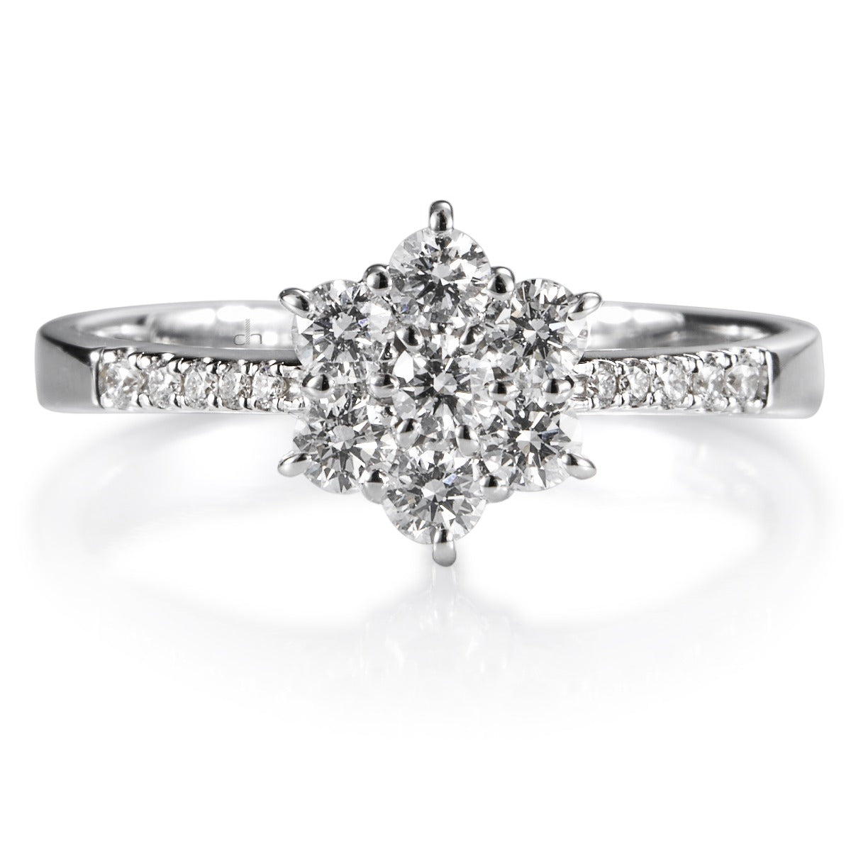 sortija_oro_blanco_roseton_diamantes_brillantes_montura_ - Ref J5653SB_Chocron_Joyeros