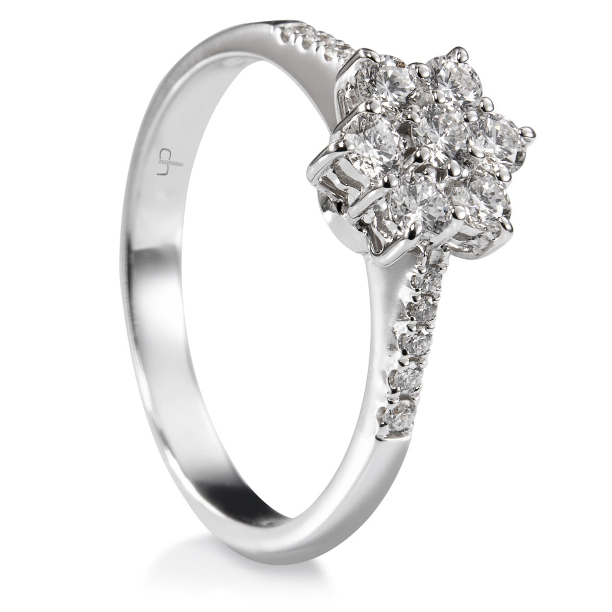 sortija_oro_blanco_roseton_diamantes_brillantes_montura_ - Ref J5653SB_Chocron_Joyeros