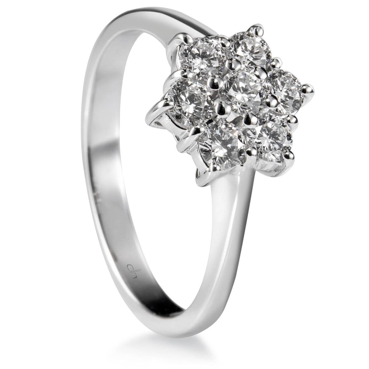 sortija_oro_blanco_roseton_diamantes_ - Ref J5685SB_Chocron_Joyeros