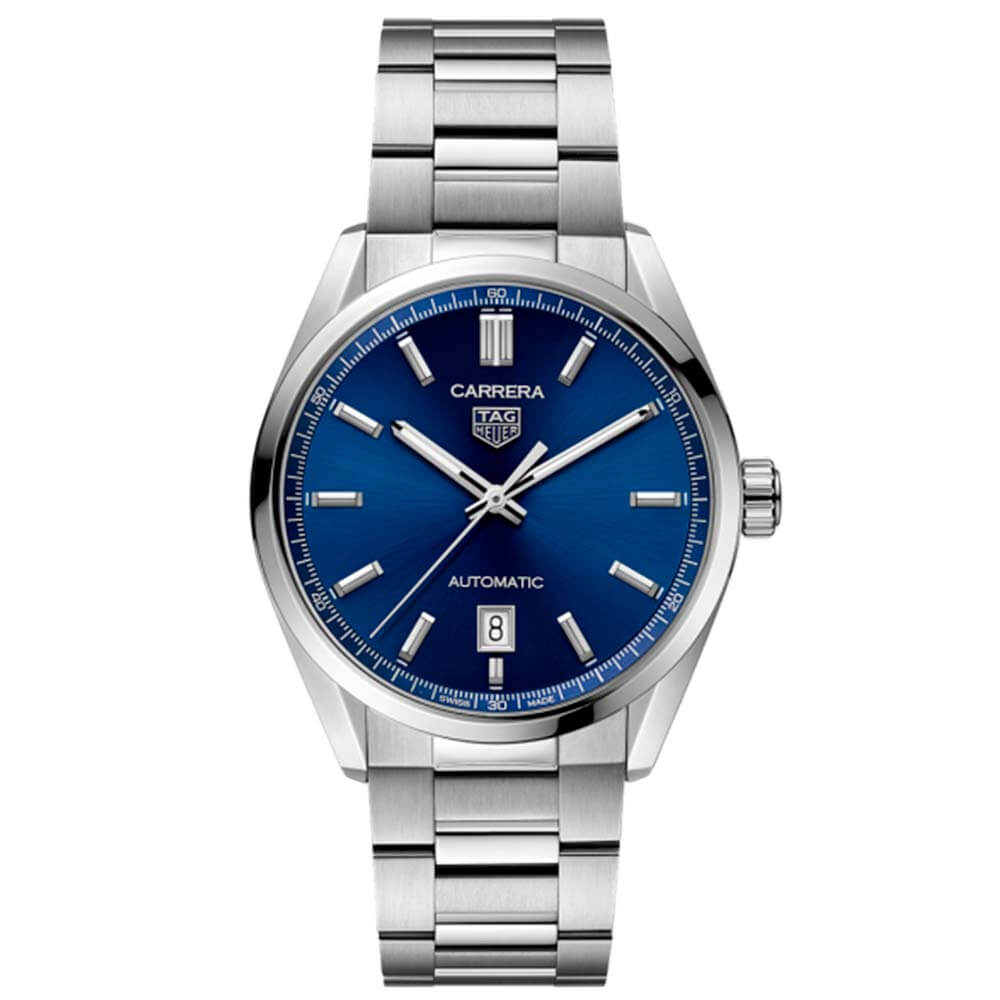 TAG Heuer Carrera Calibre 5 Automático 39 mm Esfera Azul_Chocrón Joyeros