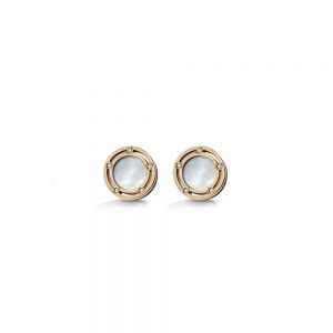 Pendientes-damiani-dside-oro-rosa-diamantes-nacar - Ref 20080439