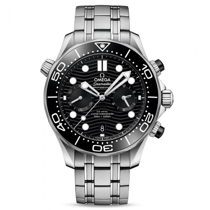 Omega Seamaster Diver Cronografo 44mm esfera negra Distribuidor oficial Omega Chocron Joyeros