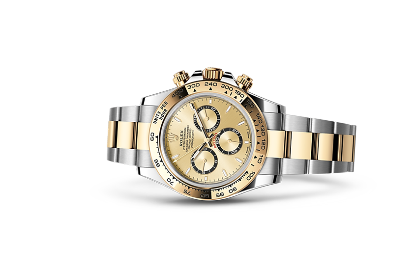 Rolex Cosmograph Daytona de acero Oystersteel y oro amarillo y esfera Dorada en Chocrón Joyeros