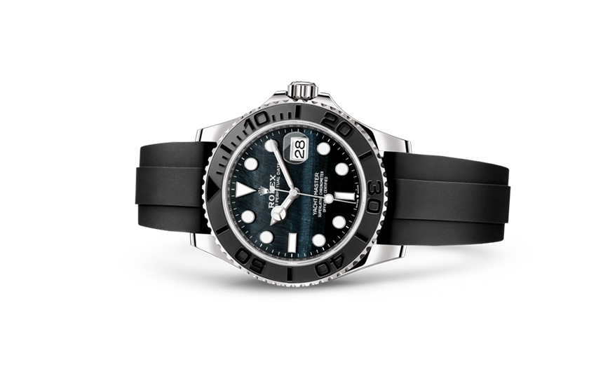 Reloj Rolex Yacht-Master 42 de oro blanco y esfera ojo de halcón en Chocrón Joyeros