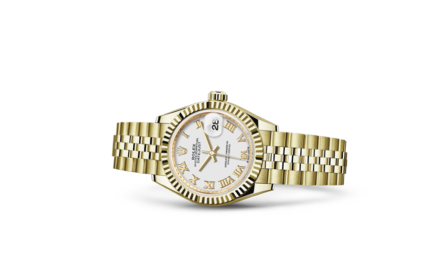 Reloj Rolex Lady-Datejust oro amarillo y esfera blanca en Chocrón Joyeros 