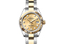 Rolex Lady-Datejust acero Oystersteel y oro amarillo, y esfera color champagne engastada de diamantes  en Chocrón Joyeros