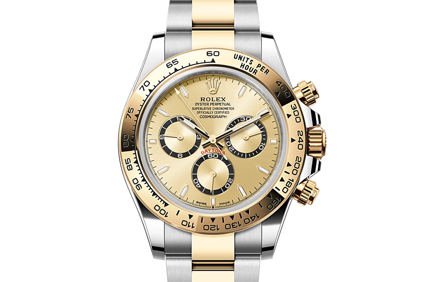 Rolex Cosmograph Daytona de acero Oystersteel y oro amarillo y esfera Dorada en Chocrón Joyeros