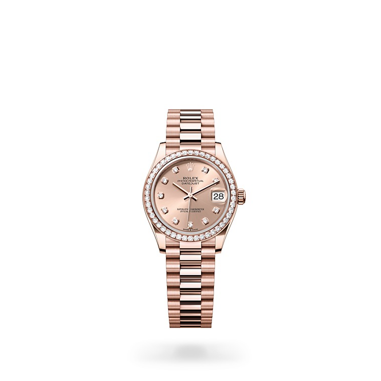 Rolex Datejust 31 oro Everose y diamantes en Chocrón Joyeros