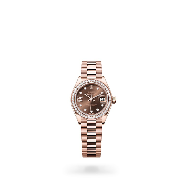 Rolex Lady-Datejust de oro Everose y diamantes en Chocrón Joyeros